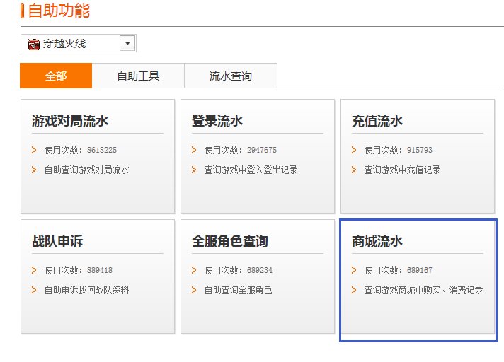 怎么查询CF里CF点的消费记录