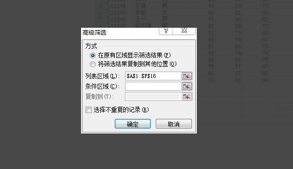 Excel2010高级筛选怎么使用？