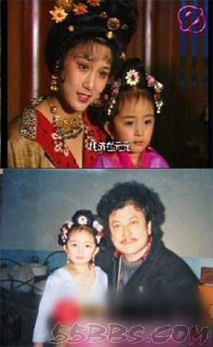 杨幂小时候的照片