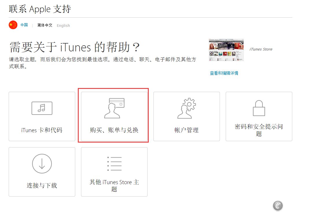 apple store怎么退款
