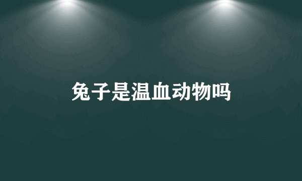 兔子是温血动物吗
