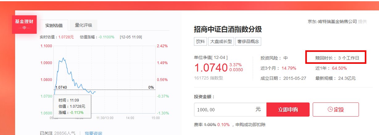 京东理财取现一般要多久到账
