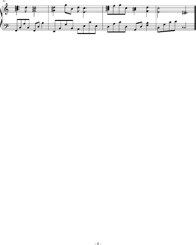 蒲公英的约定.钢琴简谱