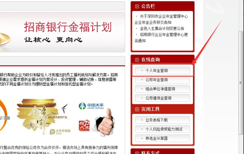 企业年金查询个人账户查询