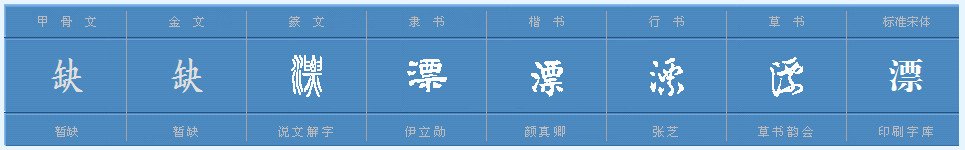 漂字的拼音是什么？