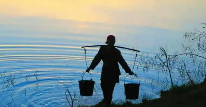 挑水的挑的笔顺