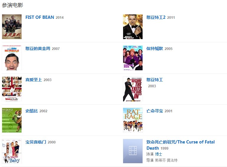 罗温·艾特金森演过什么电影