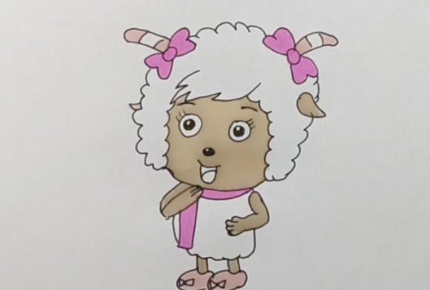 美羊羊和喜羊羊的画法