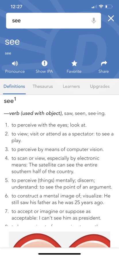 look/see/watch/read/各种看，看什么？能举英文例子吗？