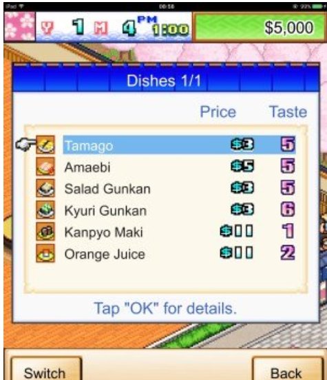 海鲜寿司物语攻略菜谱是什么？