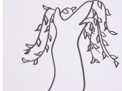 柳树简笔画怎么画