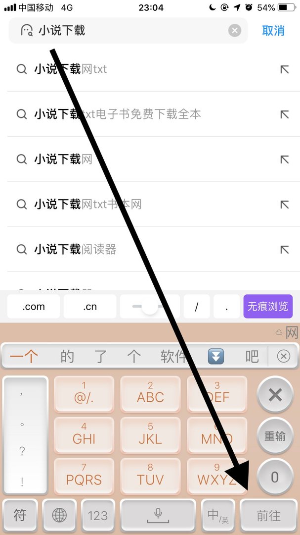 iphone可以直接在手机上下载txt格式的电子书么