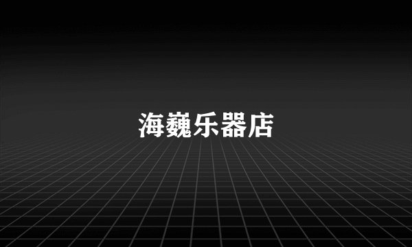 海巍乐器店