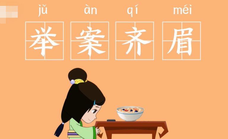 举案齐眉什么意思呀