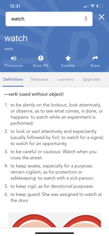 look/see/watch/read/各种看，看什么？能举英文例子吗？