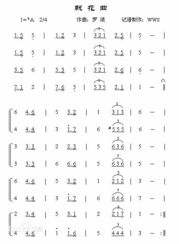 人民英雄纪念碑敬献花篮仪式的曲子名称