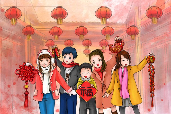 哪天过年2024年春节