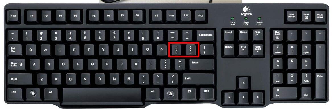 如何输入大括号?