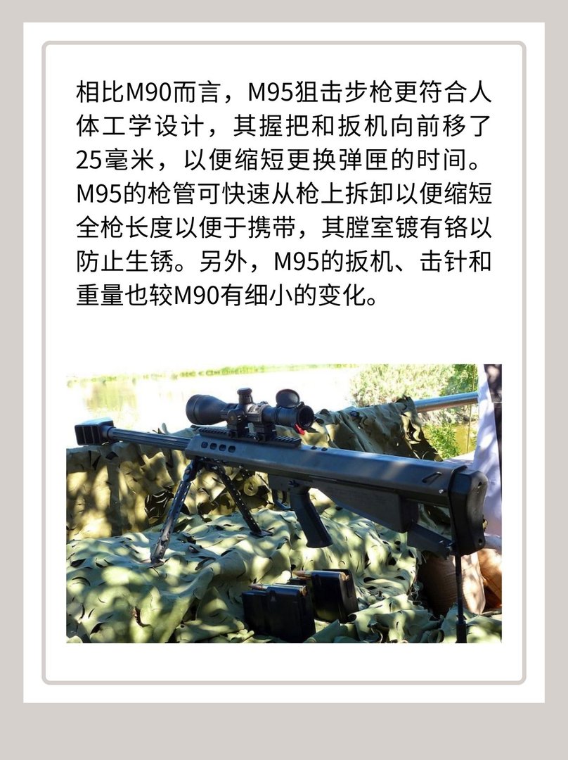 巴雷特M95狙击步枪？