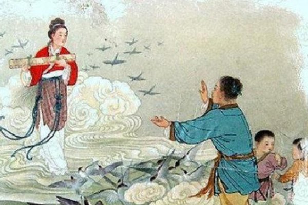 卧看牵牛织女星全诗