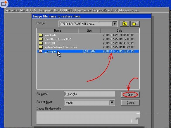 ghost11如何还原系统?