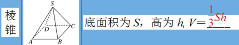 棱锥的体积怎么算？