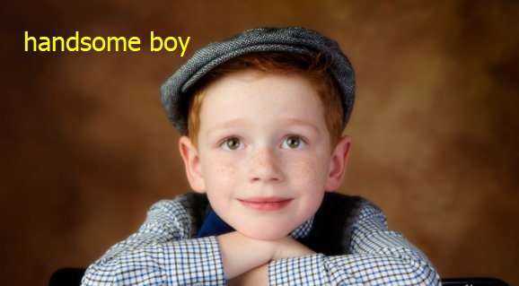漂亮男孩用英语怎么说