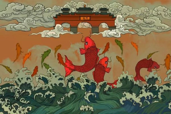 西安一湖内惊现“鲤鱼跃龙门” 和地震有关吗？你怎么看？