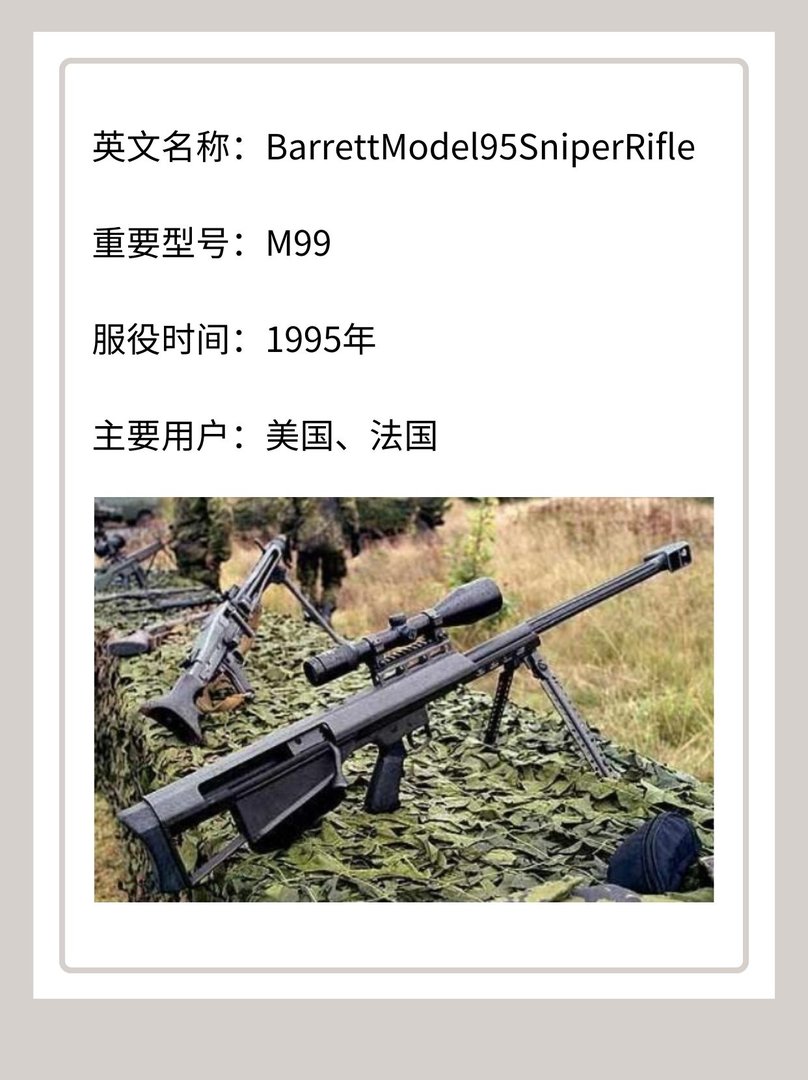 巴雷特M95狙击步枪？