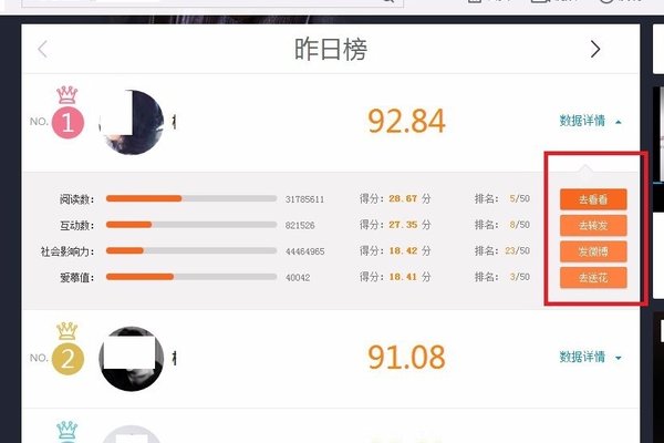 微博如何打榜？
