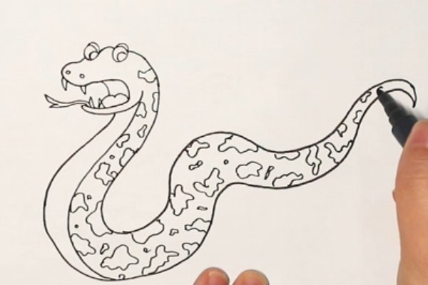 蛇怎么画最简单