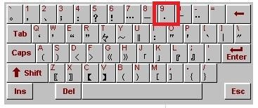 如何打出数学符号“·”？