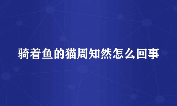骑着鱼的猫周知然怎么回事