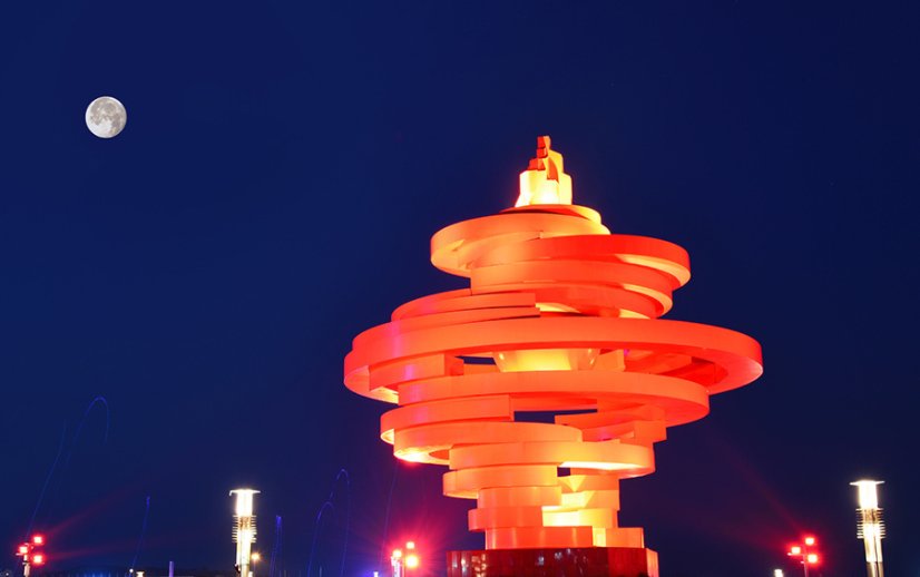 青岛五四广场的标志是什么意思?