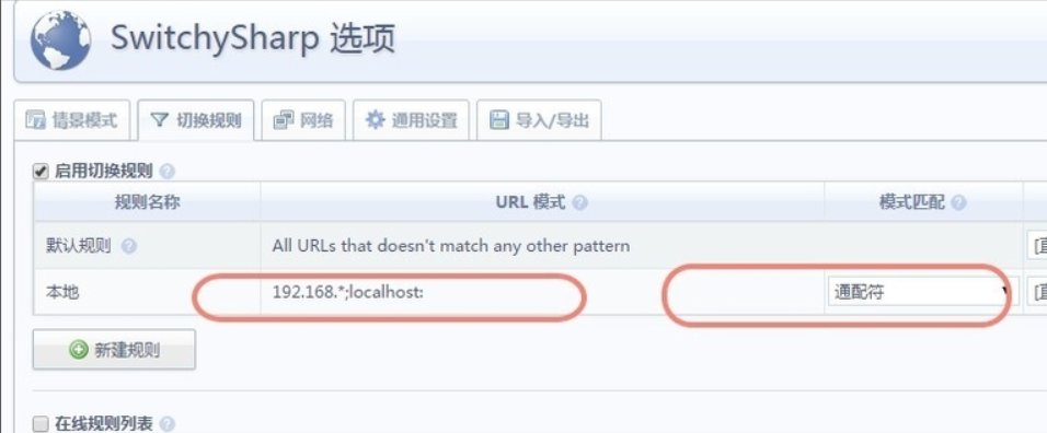 switchysharp怎么设置？谢谢！