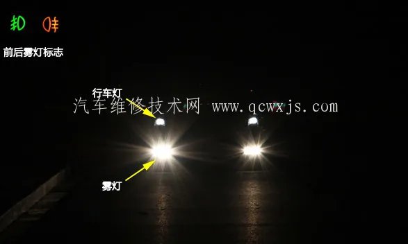 汽车灯光标志图解 汽车灯光的使用