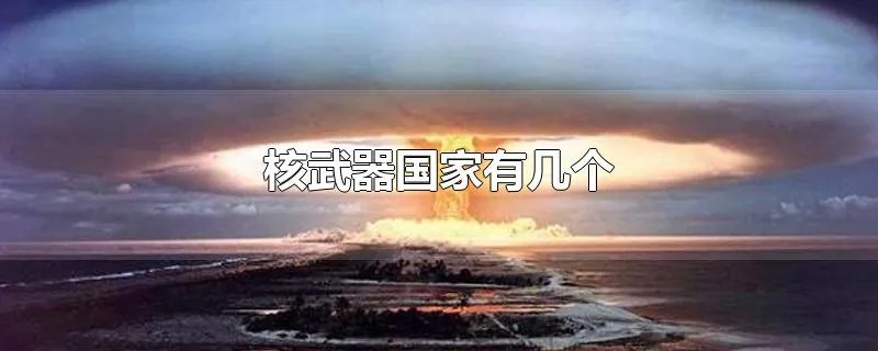 核武器国家有几个