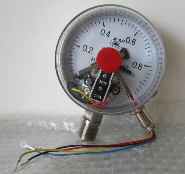 电接点压力表怎么调