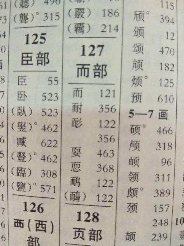 耐字的部首是什么