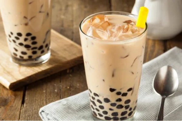 发朋友圈晒喝奶茶的短句