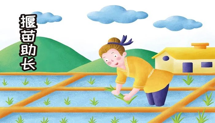 揠苗助长的故事