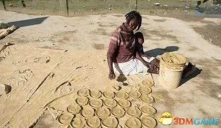 智慧之后是泪水 海地贫民制作泥巴饼干做充饥食物