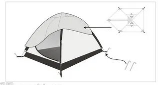 如何搭帐篷的图片解说