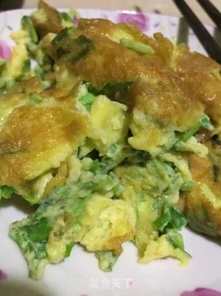 蒜苗炒鸡蛋