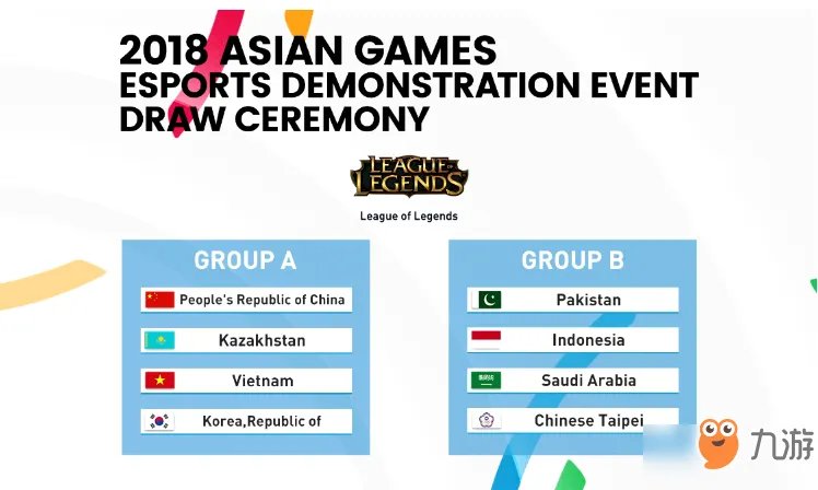 lol亚运会比赛时间表 lol2018亚运会赛程表一览