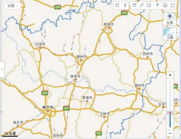 广西省高清地图全图