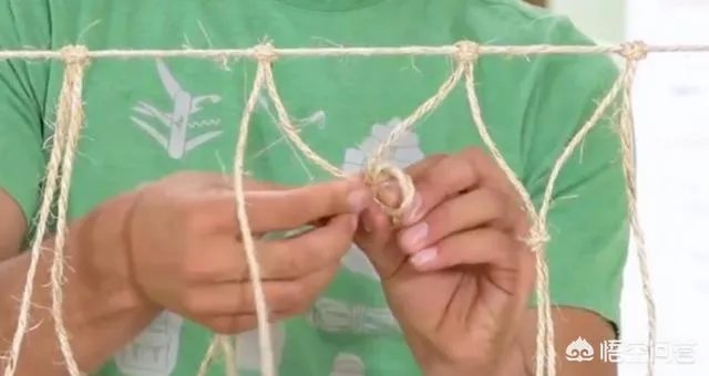 篮球网的详细编织方法?