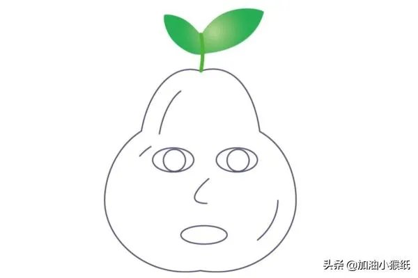 梨子简笔画图片设计?