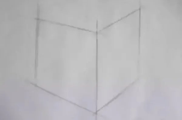 正方体怎么画