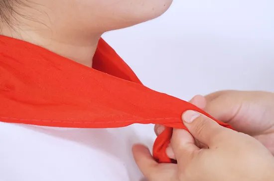 红领巾的系法